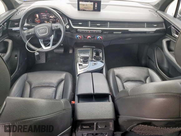 2018 Audi Q7 Premium Plus with VIN WA1LAAF72JD007959, listed as a Copart auction lot 57075265 with 83,380 mi miles and Salvage title. Bid and sale history available at DreamBid. Image 8.