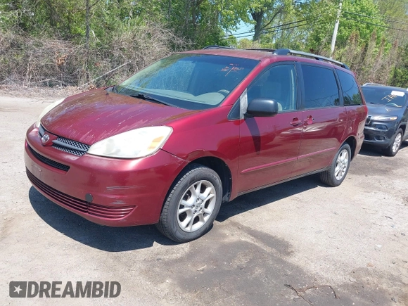 2005 Toyota Sienna LE with VIN 5TDBA23C75S029569, listed as a IAAI auction lot 42254021 with 195,137 mi miles and . Bid and sale history available at DreamBid. Image 2.