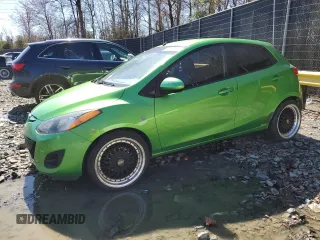2011 Mazda 2 Sport with VIN JM1DE1HZ5B0129365, listed as a Copart auction lot 50083615 with 177,408 mi miles and Salvage Title. Bid and sale history available at carsss.com. Image 1.