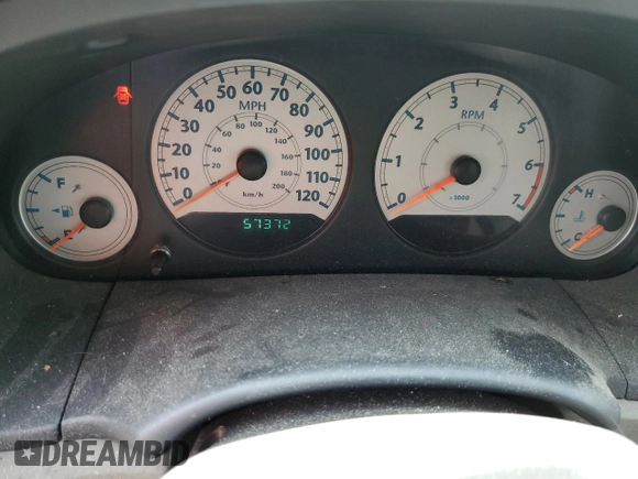 2005 Chrysler Town & Country LX with VIN 2C4GP44R15R450232, listed as a Copart auction lot 53623915 with 57,372 mi miles and Salvage Title. Bid and sale history available at carsss.com. Image 10.
