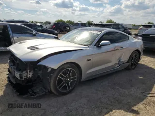 2019 Ford Mustang GT with VIN 1FA6P8CF3K5130368, listed as a Copart auction lot 55467185 with 67,029 mi miles and Salvage title. Bid and sale history available at DreamBid. Image 1.
