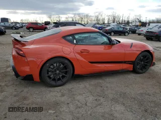 2024 Toyota GR Supra 3.0 with VIN WZ1DB0G07RW066056, listed as a Copart auction lot 83676044 with 3,621 mi miles and Salvage Title. Bid and sale history available at carsss.com. Image 3.