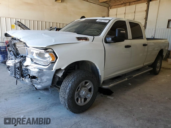 2023 Ram 2500 Tradesman with VIN 3C6UR5HJXPG602824, listed as a Copart auction lot 69061504 with 48,705 mi miles and Salvage Title. Bid and sale history available at carsss.com. Image 1.