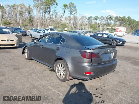 2012 Lexus IS 250 with VIN JTHCF5C22C5060177, listed as a IAAI auction lot 41571316 with 167,888 mi miles and . Bid and sale history available at DreamBid. Image 3.