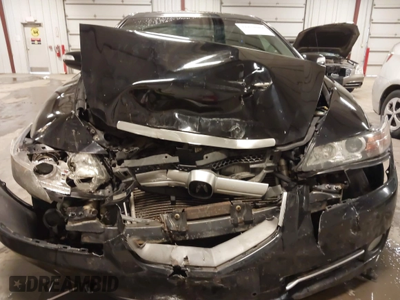2008 Acura TL with VIN 19UUA66208A053539, listed as a IAAI auction lot 41834082 with 161,366 mi miles. Bid and sale history available at carsss.com. Image 6.