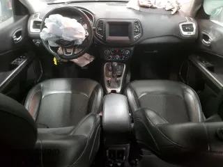 2018 Jeep Compass Latitude with VIN 3C4NJDBB9JT349493, listed as a Copart auction lot 80342714 with 56,041 mi miles and Salvage Title. Bid and sale history available at carsss.com. Image 8.