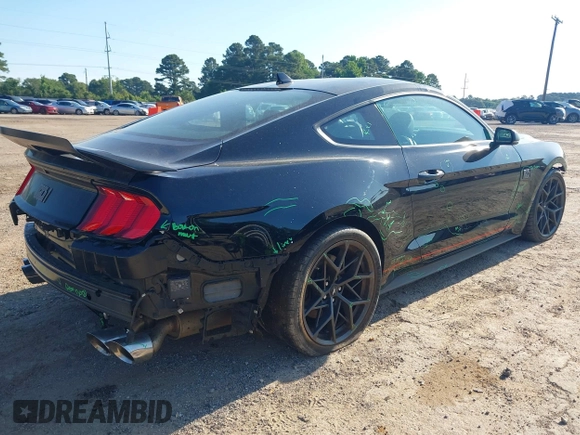 2022 Ford Mustang Mach 1 with VIN 1FA6P8R06N5552691, listed as a IAAI auction lot 42187210 with 32,545 mi miles and . Bid and sale history available at DreamBid. Image 4.