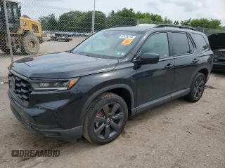 2023 Honda Pilot Sport with VIN 5FNYG1H32PB047626, listed as a Copart auction lot 60629314 with 0 mi miles and Salvage Title. Bid and sale history available at carsss.com. Image 1.