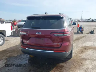 2021 Jeep Grand Cherokee Limited with VIN 1C4RJKBGXM8119742, listed as a IAAI auction lot 41839316 with 86,491 mi miles and . Bid and sale history available at DreamBid. Image 16.
