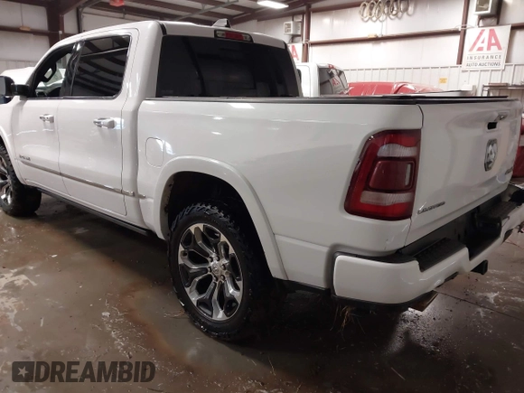 2020 Ram 1500 Limited with VIN 1C6SRFHT7LN319636, listed as a IAAI auction lot 41288661 with 107,029 mi miles. Bid and sale history available at carsss.com. Image 3.
