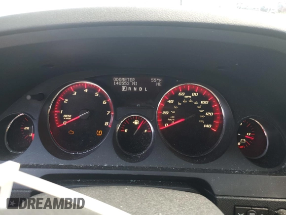 2012 GMC Acadia Denali with VIN 1GKKVTED1CJ235906, listed as a Copart auction lot 61618405 with 140,553 mi miles and Salvage title. Bid and sale history available at DreamBid. Image 9.