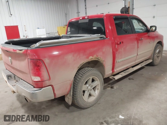 2010 Dodge 1500 SLT with VIN 1D7RV1CT3AS193258, listed as a IAAI auction lot 41854144 with 190,507 mi miles and . Bid and sale history available at DreamBid. Image 4.