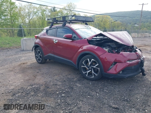 2018 Toyota C-HR XLE with VIN NMTKHMBX7JR010783, listed as a IAAI auction lot 42173610 with 93,320 mi miles and . Bid and sale history available at DreamBid. Image 1.