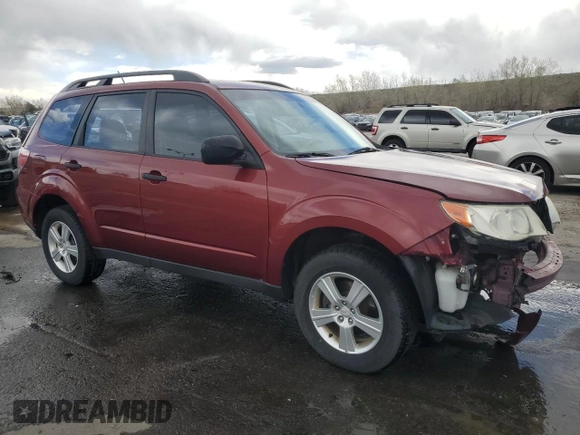2012 Subaru Forester X with VIN JF2SHABC8CH462652, listed as a Copart auction lot 54216305 with 92,286 mi miles and Salvage Title. Bid and sale history available at DreamBid. Image 4.