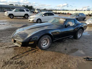 1981 Chevrolet Corvette with VIN 1G1AY8760B5101124, listed as a Copart auction lot 87115654 with 55,201 mi miles and Clean Title. Bid and sale history available at carsss.com. Image 1.