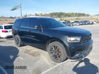 2017 Dodge Durango R/T with VIN 1C4SDJCT6HC643665, listed as a IAAI auction lot 41849998 with 110,074 mi miles and . Bid and sale history available at carsss.com. Image 1.