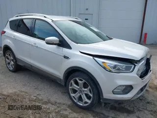 2019 Ford Escape Titanium with VIN 1FMCU9J97KUB85528, listed as a IAAI auction lot 41708344 with 88,841 mi miles. Bid and sale history available at carsss.com. Image 1.