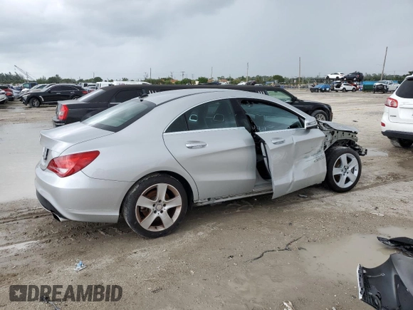 2016 Mercedes-Benz CLA 250 with VIN WDDSJ4EB7GN289596, listed as a Copart auction lot 69891663 with 97,356 mi miles and . Bid and sale history available at DreamBid. Image 3.