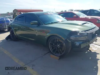 2021 Dodge Charger Scat Pack Widebody with VIN 2C3CDXGJXMH599374, listed as a IAAI auction lot 41320311 with 48,109 mi miles. Bid and sale history available at carsss.com. Image 1.
