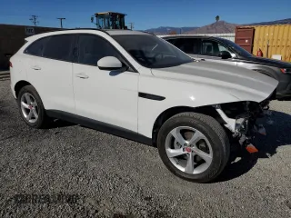 2018 Jaguar F-Pace 20d Premium with VIN SADCJ2FN9JA262723, listed as a Copart auction lot 85772864 with 41,253 mi miles and Salvage Title. Bid and sale history available at DreamBid. Image 4.