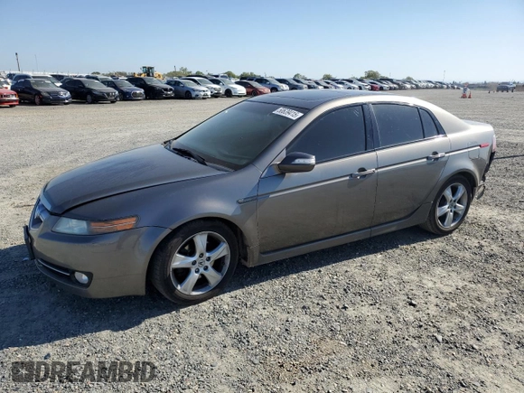 2007 Acura TL with VIN 19UUA66217A036148, listed as a Copart auction lot 50639415 with 191,497 mi miles and Salvage Title. Bid and sale history available at carsss.com. Image 1.
