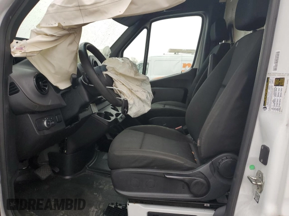 2021 Mercedes-Benz Sprinter Cargo with VIN W1Y4EBHY6MT069607, listed as a Copart auction lot 85553964 with Not Provided miles and Salvage Title. Bid and sale history available at carsss.com. Image 7.