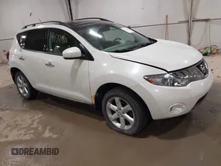 2010 Nissan Murano SL with VIN JN8AZ1MW0AW100360, listed as a IAAI auction lot 41771416 with 168,042 mi miles. Bid and sale history available at carsss.com. Image 1.