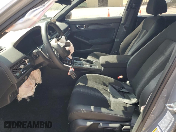 2025 Honda Civic Sport with VIN 2HGFE2F52SH506035, listed as a Copart auction lot 54035805 with 11,141 mi miles and Salvage title. Bid and sale history available at DreamBid. Image 7.