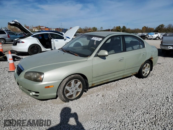2004 Hyundai Elantra GLS z VIN KMHDN46D24U906147, wystawiony jako Copart lot #78170704 z przebiegiem 179 207 mil mil oraz Czysty tytuł • Clean title. Historia ofert i sprzedaży dostępna na DreamBid. Obrazek 1.