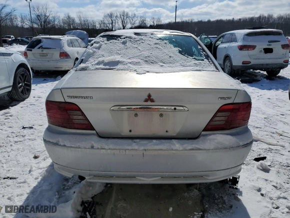 2001 Mitsubishi Galant ES with VIN 4A3AA46GX1E139826, listed as a Copart auction lot 44952465 with 0 mi miles and Salvage Title. Bid and sale history available at carsss.com. Image 6.