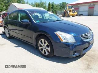 2007 Nissan Maxima SE with VIN 1N4BA41E27C825561, listed as a IAAI auction lot 42559067 with 114,478 mi miles and . Bid and sale history available at DreamBid. Image 1.