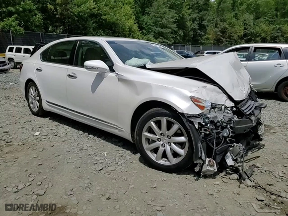 2011 Lexus LS 460 L with VIN JTHGL5EF3B5043722, listed as a Copart auction lot 66311084 with NaN miles and Salvage Title. Bid and sale history available at carsss.com. Image 10.