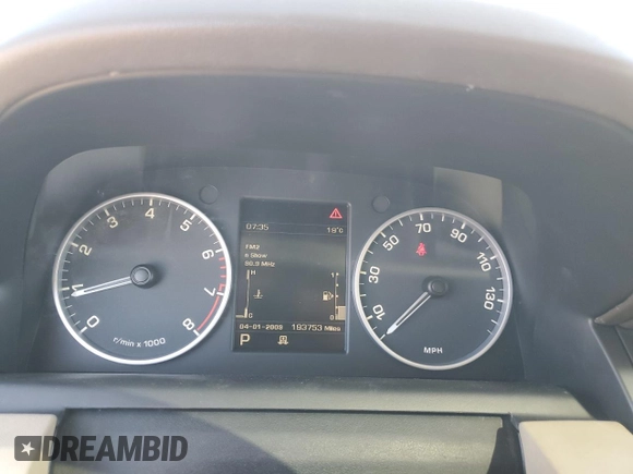 2012 Land Rover LR4 Lux with VIN SALAK2D43CA629928, listed as a Copart auction lot 50528415 with 193,753 mi miles and Salvage title. Bid and sale history available at DreamBid. Image 9.