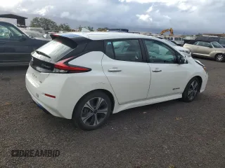 2018 Nissan LEAF SL with VIN 1N4AZ1CP5JC305508, listed as a Copart auction lot 71486084 with 77,307 mi miles and Salvage Title. Bid and sale history available at DreamBid. Image 3.