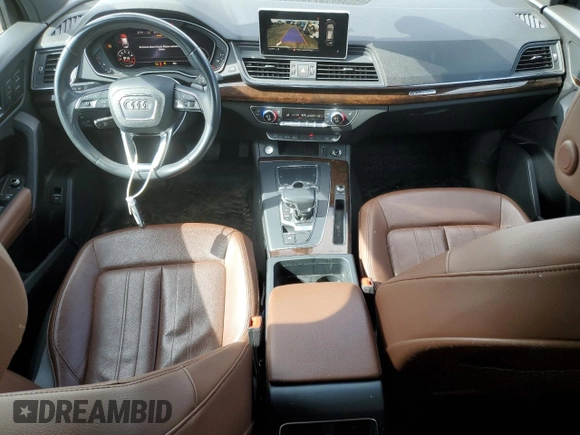 2019 Audi Q5 Premium Plus with VIN WA1BNAFY5K2044431, listed as a Copart auction lot 47662125 with 44,516 mi miles and Salvage Title. Bid and sale history available at carsss.com. Image 8.