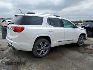 2017 GMC Acadia Denali with VIN 1GKKNXLS8HZ322669, listed as a Copart auction lot 58723575 with 76,872 mi miles and Salvage title. Bid and sale history available at DreamBid. Image 3.