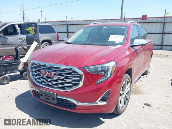 2020 GMC Terrain Denali with VIN 3GKALSEX2LL125669, listed as a IAAI auction lot 41878824 with 65,179 mi miles and . Bid and sale history available at DreamBid. Image 2.