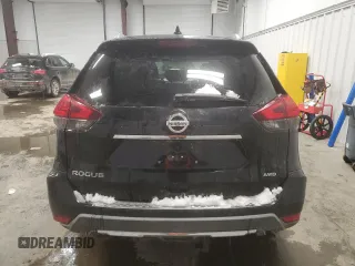 2017 Nissan Rogue S with VIN KNMAT2MV8HP562308, listed as a Copart auction lot 44606945 with Not Provided miles and Salvage Title. Bid and sale history available at carsss.com. Image 6.
