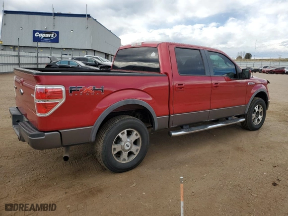 2009 Ford F-150 XL with VIN 1FTPW14V49FA52329, listed as a Copart auction lot 50773225 with 159,519 mi miles and Clean Title. Bid and sale history available at carsss.com. Image 3.