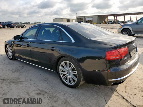 2013 Audi A8 4.0L z VIN WAUR2AFD6DN030756, wystawiony jako Copart lot #59629795 z przebiegiem 145 553 mil mil oraz Szkoda całkowita • Salvage title. Historia ofert i sprzedaży dostępna na DreamBid. Obrazek 2.