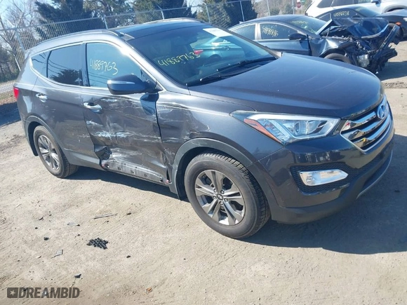 2016 Hyundai Santa Fe Sport with VIN 5XYZU3LB5GG358600, listed as a IAAI auction lot 41889763 with 148,351 mi miles. Bid and sale history available at carsss.com. Image 1.