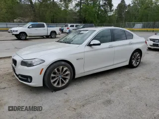 2016 BMW 5 Series 528i with VIN WBA5A5C53GD525867, listed as a Copart auction lot 50520265 with 129,495 mi miles and Clean Title. Bid and sale history available at carsss.com. Image 1.