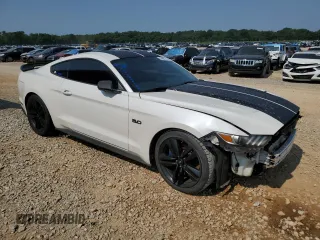 2017 Ford Mustang GT with VIN 1FA6P8CF7H5219630, listed as a Copart auction lot 59466145 with 130,965 mi miles and Salvage title. Bid and sale history available at DreamBid. Image 4.