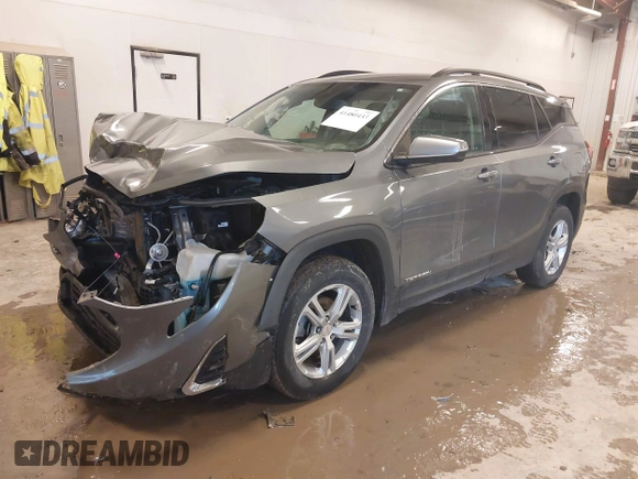 2020 GMC Terrain SLE with VIN 3GKALTEV0LL112598, listed as a IAAI auction lot 41480433 with 57,890 mi miles. Bid and sale history available at carsss.com. Image 17.