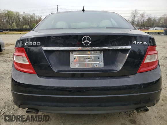 2011 Mercedes-Benz C-Class C 300 Sport with VIN WDDGF8BB7BR167096, listed as a Copart auction lot 51283765 with 175,092 mi miles and Salvage Title. Bid and sale history available at carsss.com. Image 6.