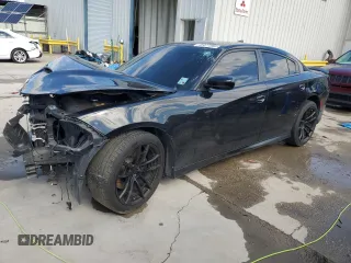 2019 Dodge Charger Scat Pack with VIN 2C3CDXGJ3KH711123, listed as a Copart auction lot 48477385 with Not Provided miles and Salvage Title. Bid and sale history available at DreamBid. Image 1.
