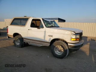 1996 Ford Bronco Custom with VIN 1FMEU15H2TLA52176, listed as a Copart auction lot 50829335 with 204,411 mi miles and Salvage Title. Bid and sale history available at carsss.com. Image 4.