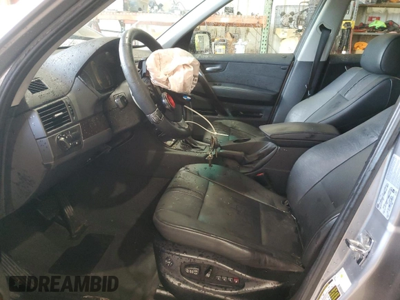 2007 BMW X3 3.0si with VIN WBXPC93437WF11868, listed as a Copart auction lot 63871695 with 149,953 mi miles and Salvage title. Bid and sale history available at DreamBid. Image 7.