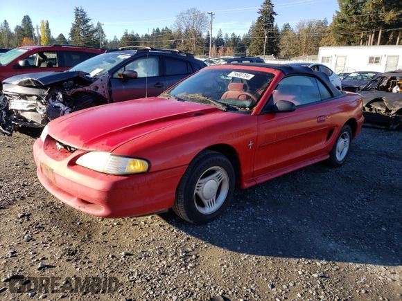 1995 Ford Mustang with VIN 1FALP4449SF205979, listed as a Copart auction lot 79690704 with 100,257 mi miles and Clean title. Bid and sale history available at DreamBid. Image 1.