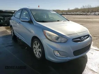 2012 Hyundai Accent GLS with VIN KMHCU4AE6CU185988, listed as a Copart auction lot 53572835 with 105,200 mi miles and Salvage Title. Bid and sale history available at carsss.com. Image 13.